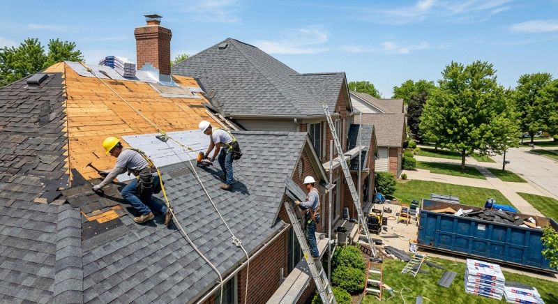 Leaky Roof Replacement in Manchester, NH